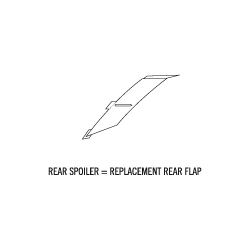 KTM X-SPIRIT III REAR FLAP (SMALL)